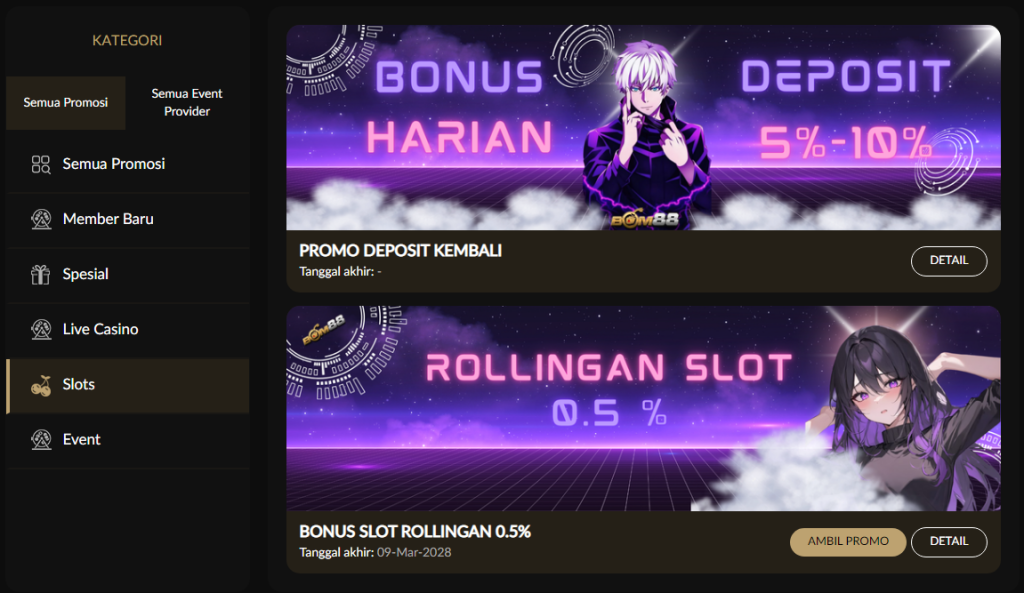 Ketentuan dan Hal Penting dalam Klaim Promo di BOM88